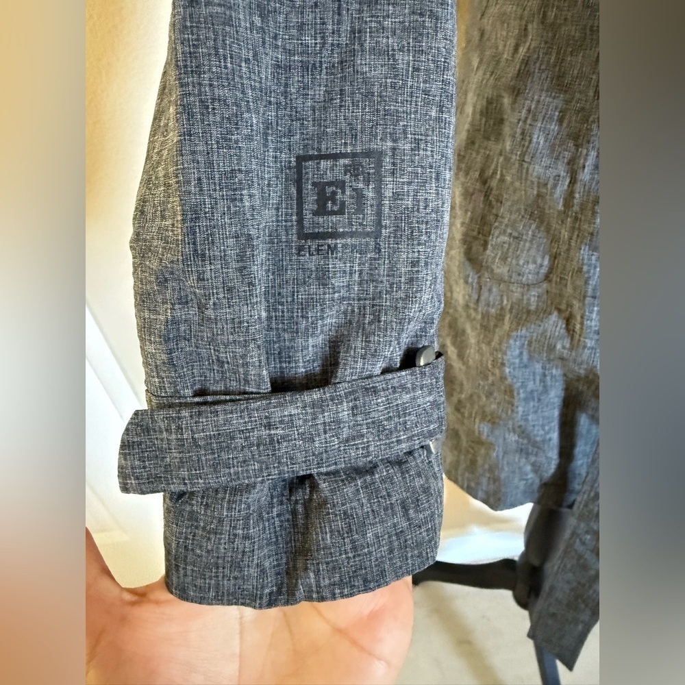 REI Co-op La Selva Waterproof Rain Jacket Trench Gray Belted Hooded XS - Picture 5 of 10